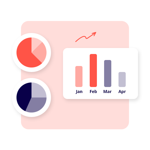 Manage the basics including cash flow, bills, expenses, schedule payments and more. Plus, advanced features across customisable invoices, inventory tracking and job management. With over 200+ types of reports & graphs you can get business insights and your financial position at a glance.